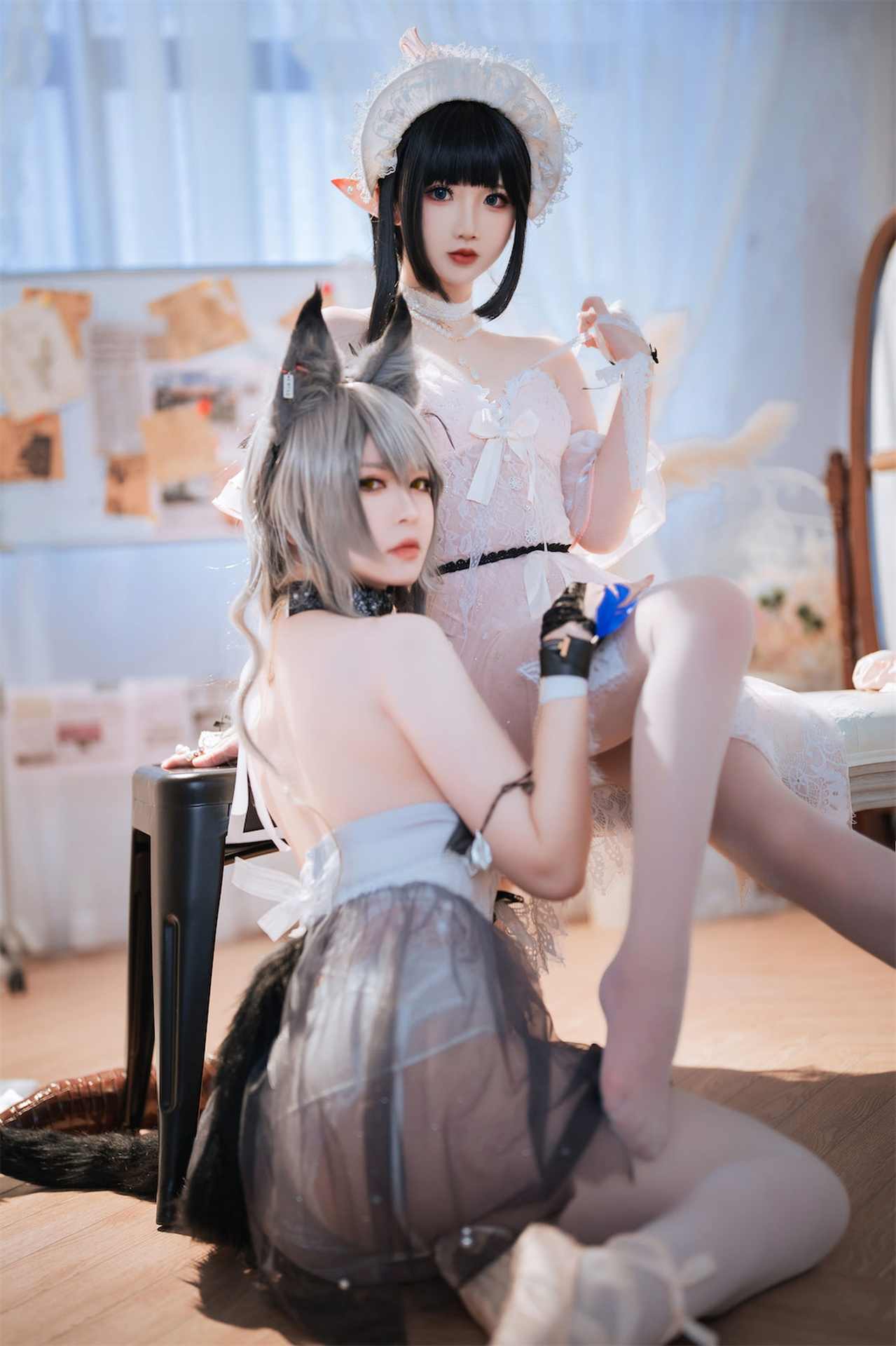 面饼仙儿Arknights 黑x森蚺バレエ(&半半子)